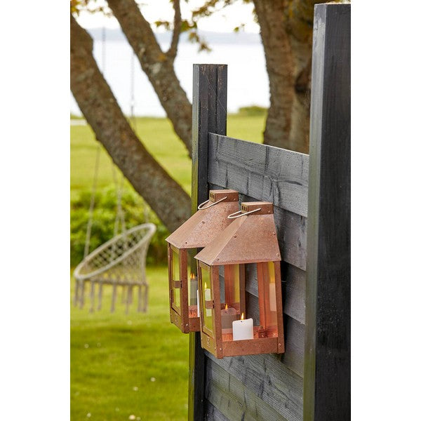 Kobber Mini Væglanterne L17xB17xH36,5 cm