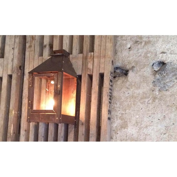 Kobber Mini Væglanterne L17xB17xH36,5 cm