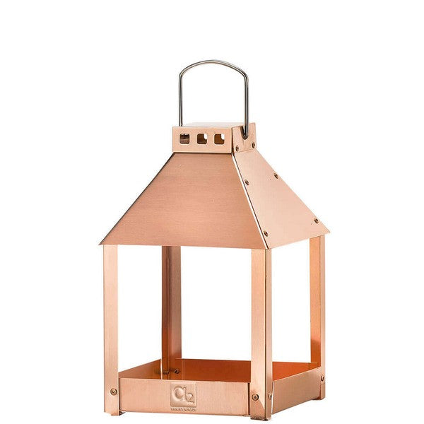 Kobber Mini Quadro Birdy Eat Foderbræt L17xB17xH27 cm