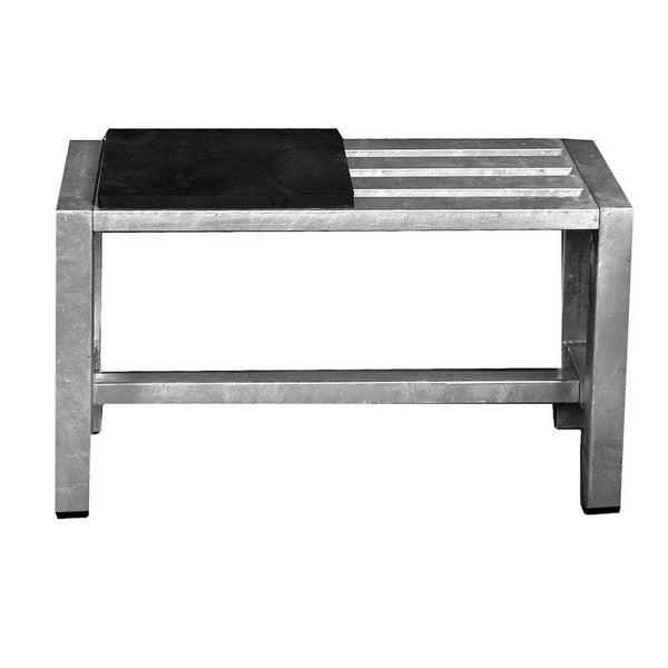 Galvaniseret Havebænk 1 Sektion (Ben: 4 x 4 cm) L75xD35xH46 cm