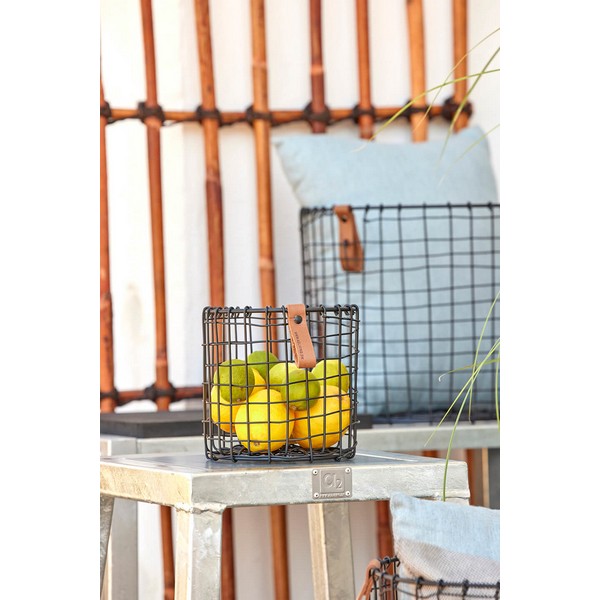 Galvaniseret Square Cafebord L50xB50xH80 cm