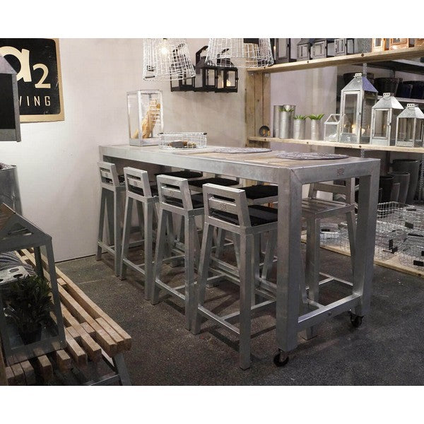 Galvaniseret Barstol L50xB50xH88 cm