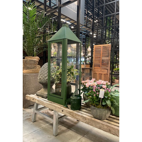 Tralle Bænk (m 2 x galv opsats) L220xB48xH33 cm