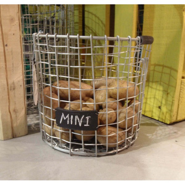 Mini Rund Trådkurv Ø26xH25 cm