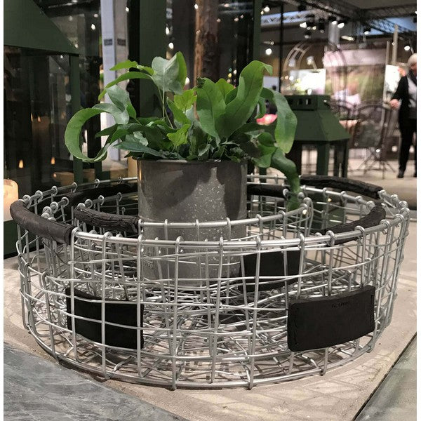 Rund Trådbakke (sæt m/4 stk/4 str) Ø26-40xH9,5-13 cm