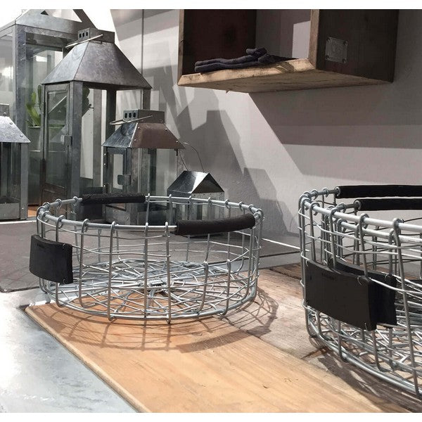 Rund Trådbakke (sæt m/4 stk/4 str) Ø26-40xH9,5-13 cm