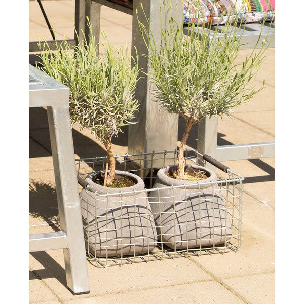 Midi Firkantet Trådkurv L39xB25xH19 cm