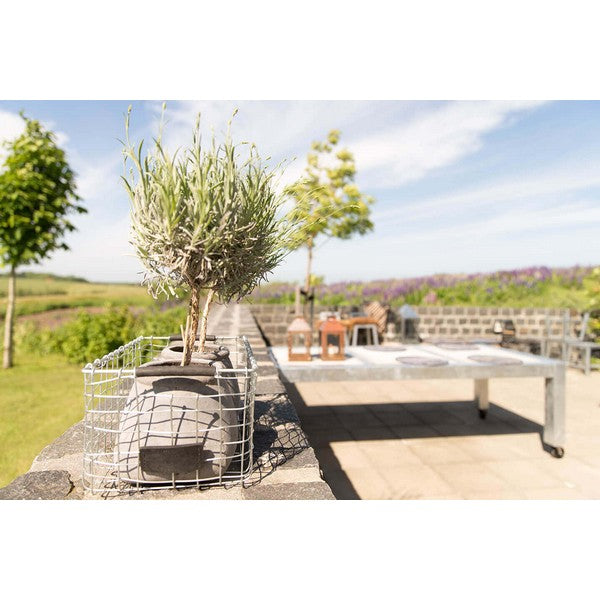 Midi Firkantet Trådkurv L39xB25xH19 cm