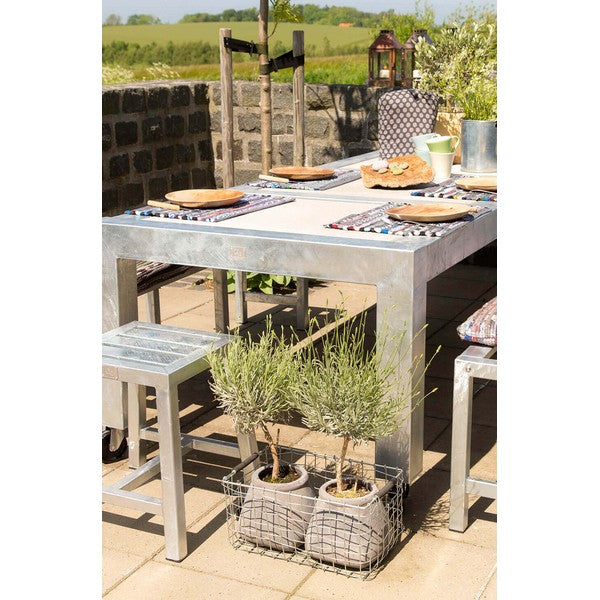 Midi Firkantet Trådkurv L39xB25xH19 cm