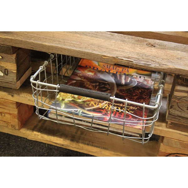 Midi Firkantet Trådbakke L43xB28xH11 cm