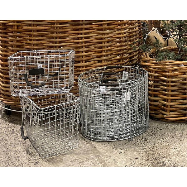 Picnickurv (sæt m/2 stk/2 str) L35-43xB18-23xH28-33 cm