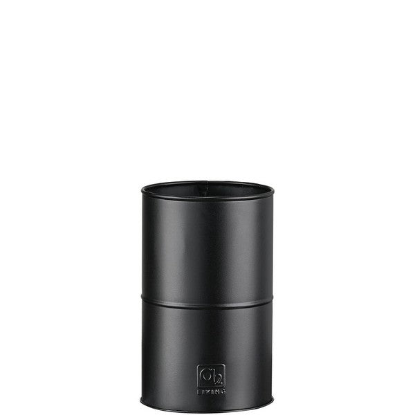 Sort Vase (sæt m/2 stk/2 str) Ø12-14xH20 cm