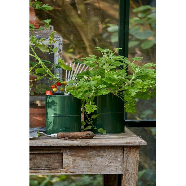 Olivengrøn Urtepotte (sæt m/3 stk/3 str) Ø8-12xH8-12 cm