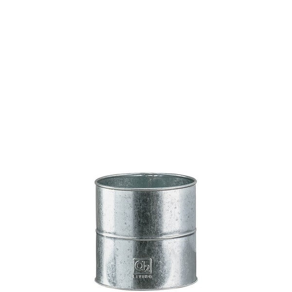 Galv Urtepotte (sæt m/6 stk/5 str) Ø8-16xH6-16 cm