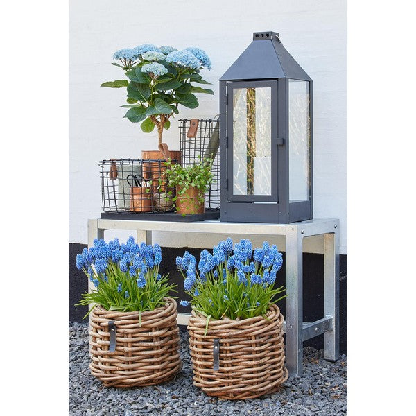 Kobber Urtepotte (sæt m/6 stk/5 str) Ø8-16xH6-16