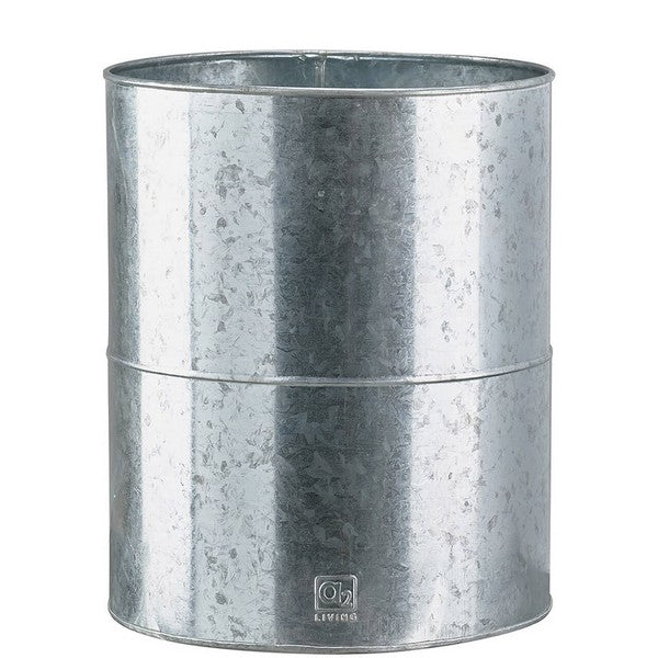 Galv Blomsterspand (sæt m/2 stk/2 str) Ø27-29xH28-35 cm