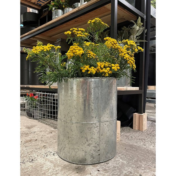 Galv Blomsterspand (sæt m/2 stk/2 str) Ø27-29xH28-35 cm