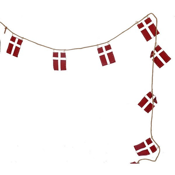 Mini Flag Wire Danmark (8 flag) L14,5xB11xH300 cm