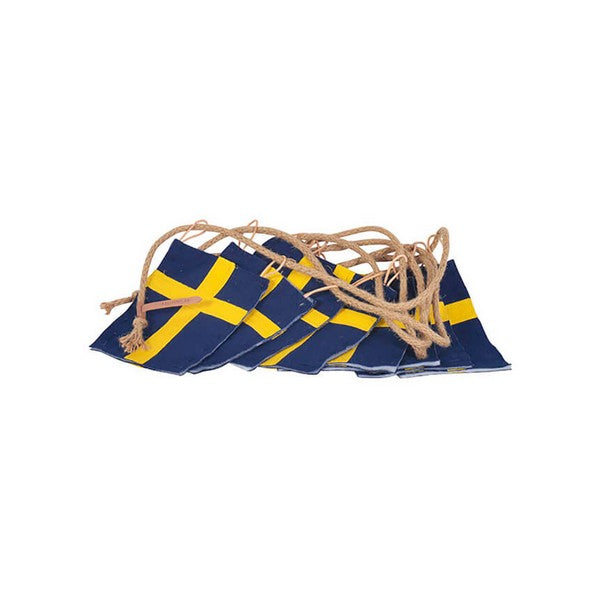 Mini Flag Wire Sverige (8 flag) L14,5xB11xH300 cm