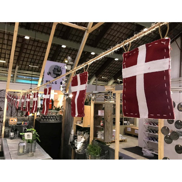 Micro Flag Wire Danmark (16 flag) L7xB5xH300 cm