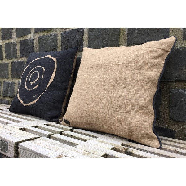 Jute Pude - Edge L50xB50xD15 cm