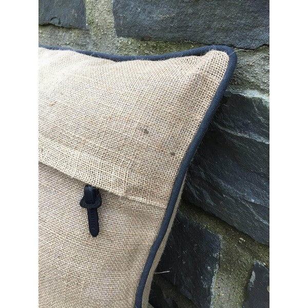 Jute Pude - Edge L50xB50xD15 cm