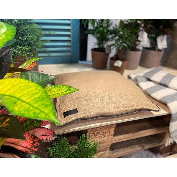 Jute Pude - Edge L50xB50xD15 cm