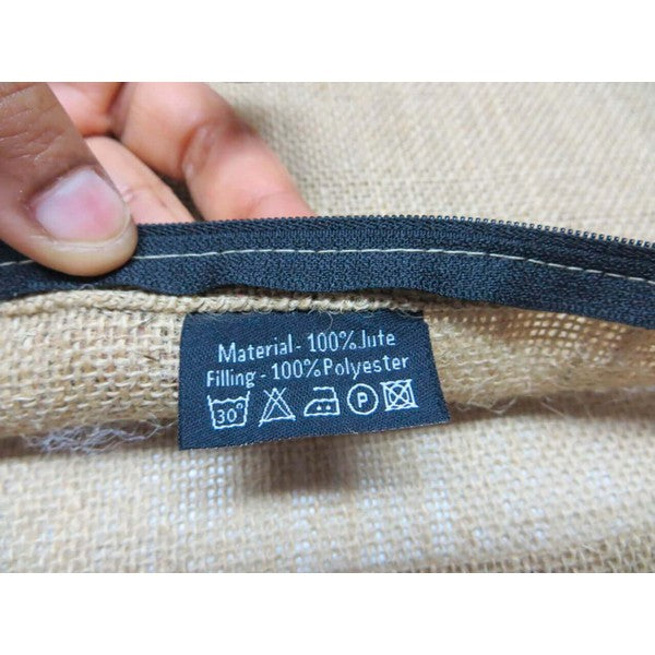 Jute Pude - Edge L50xB50xD15 cm