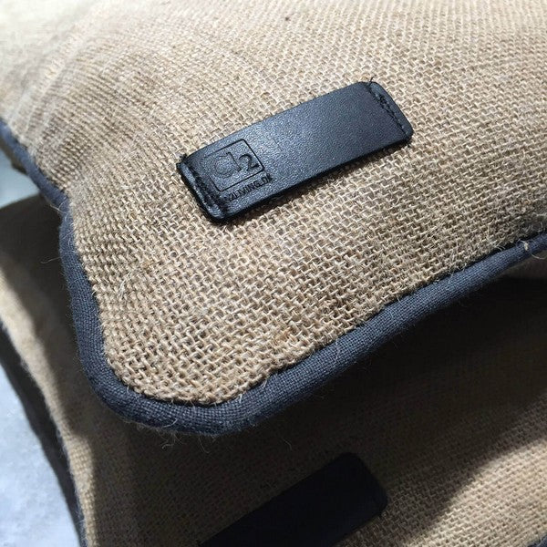 Jute Pude - Edge L50xB50xD15 cm