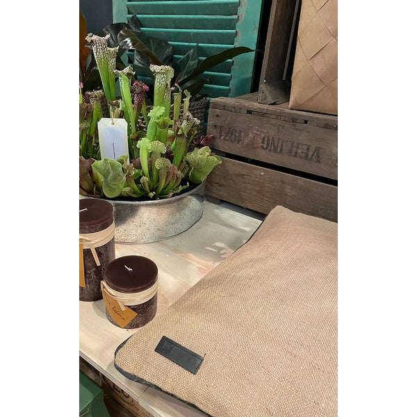 Jute Pude - Edge L50xB50xD15 cm