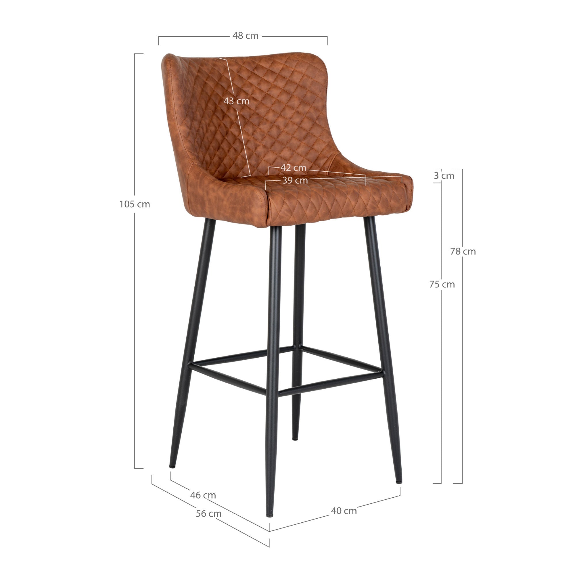 House Nordic Dallas Barstol