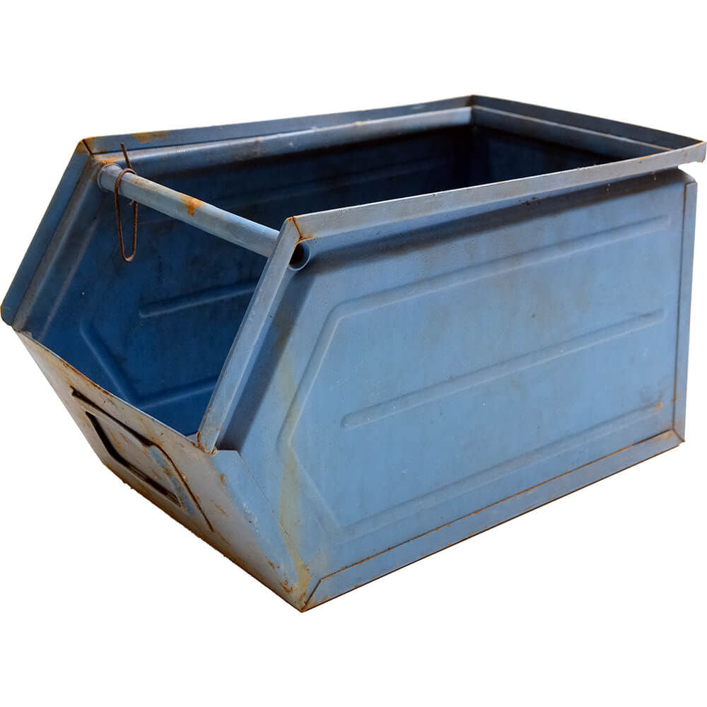 Trademark Living Brad blå metalkasse