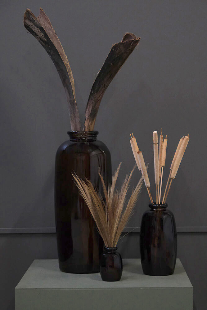 Trademark Living Shape glasvase M - chokolade