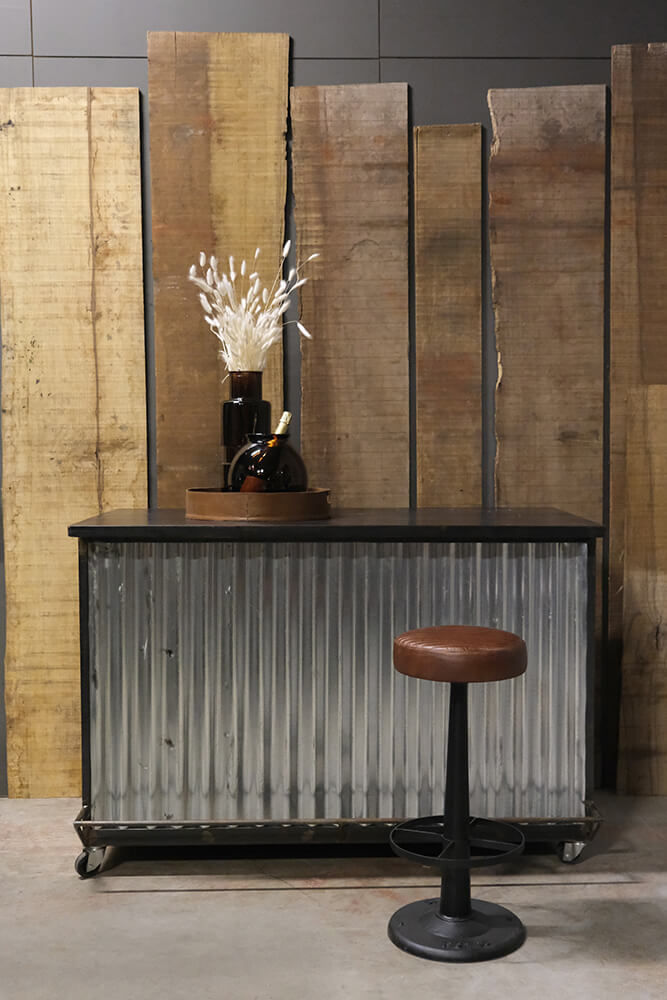 Trademark Living Clooney glasvase - chokolade