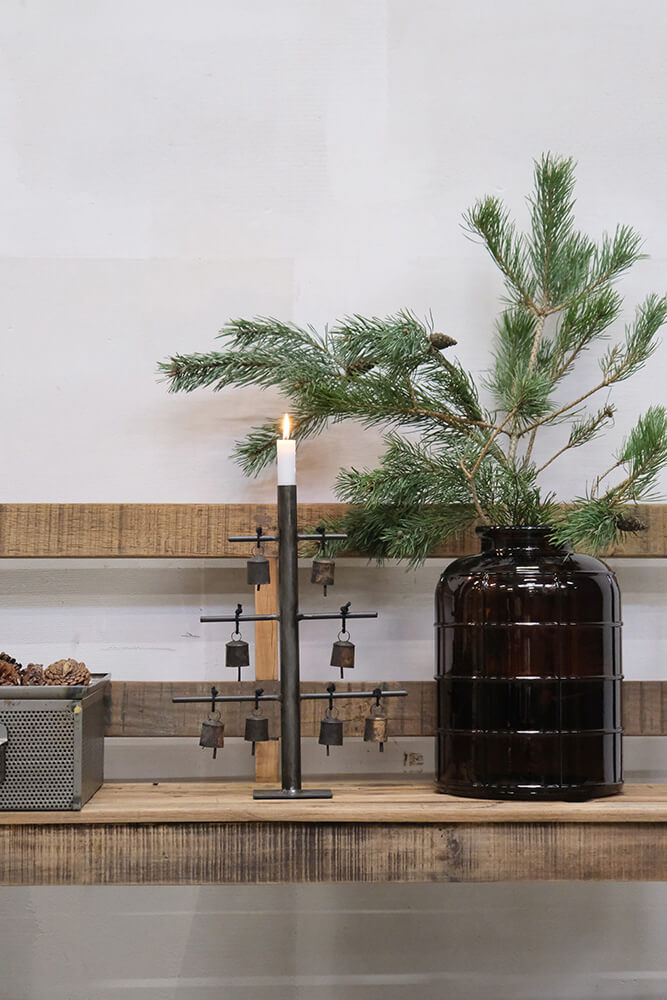 Trademark Living Steve glasvase - chokolade