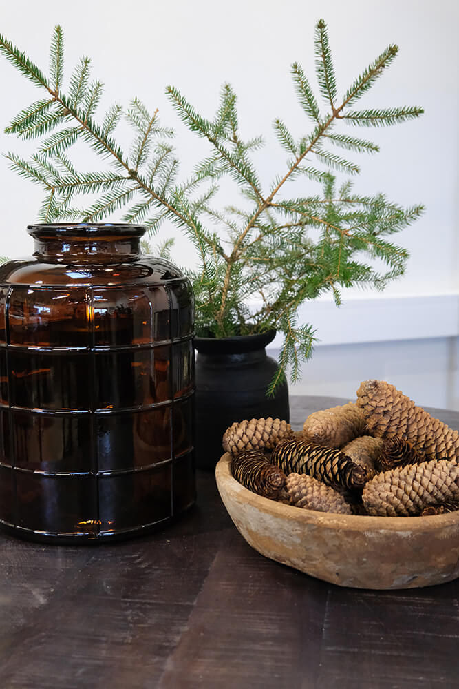 Trademark Living Steve glasvase - chokolade