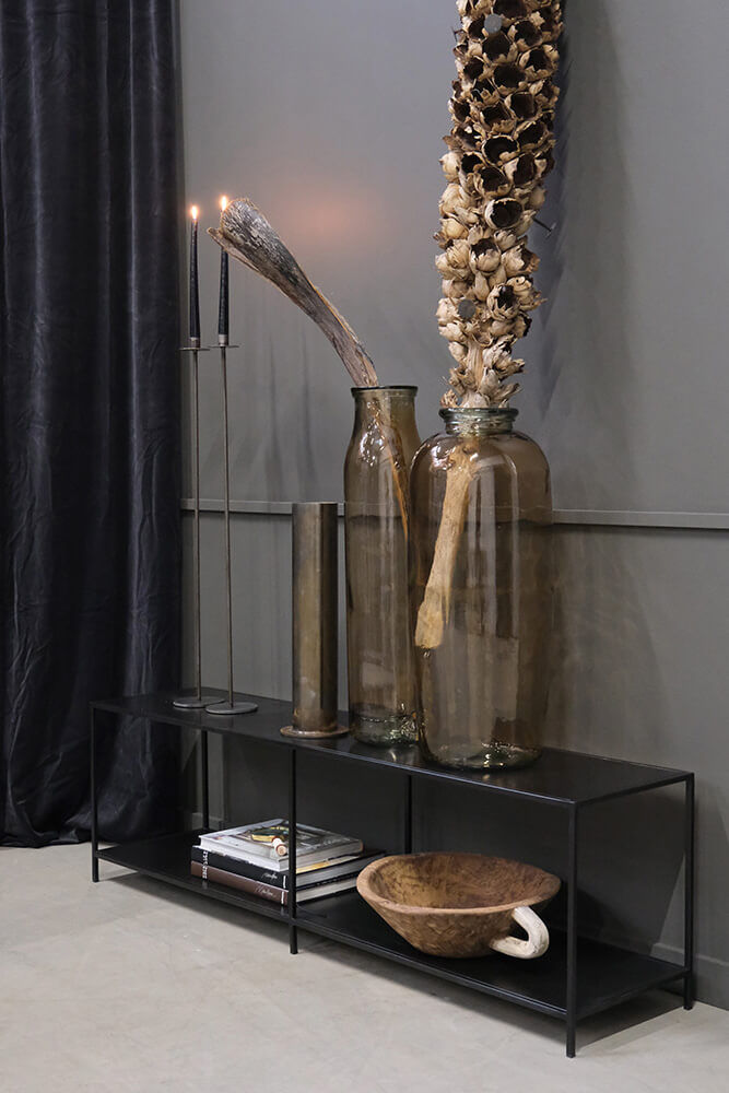 Trademark Living Lawrence gulvvase -røgfarvet