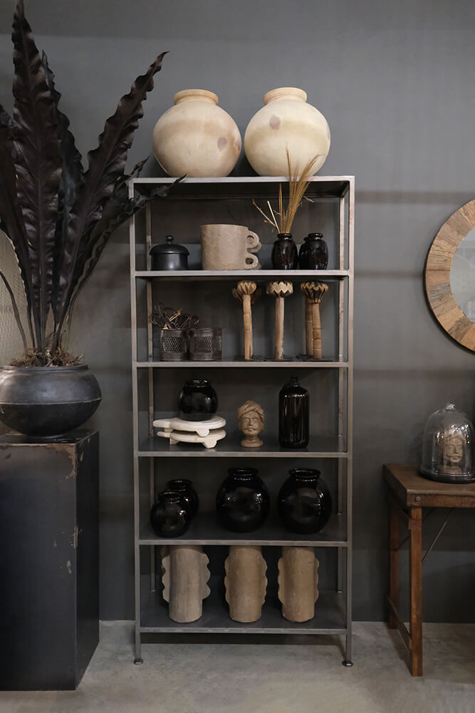 Trademark Living Winslet glasvase M - chokolade