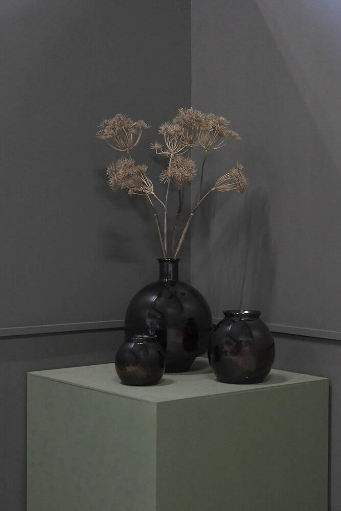 Trademark Living Winslet glasvase S - chokolade