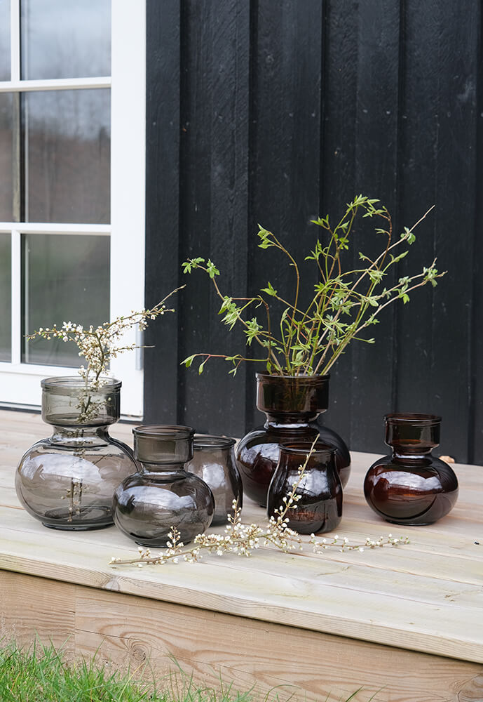 Trademark Living Lawrence vase - chokolade