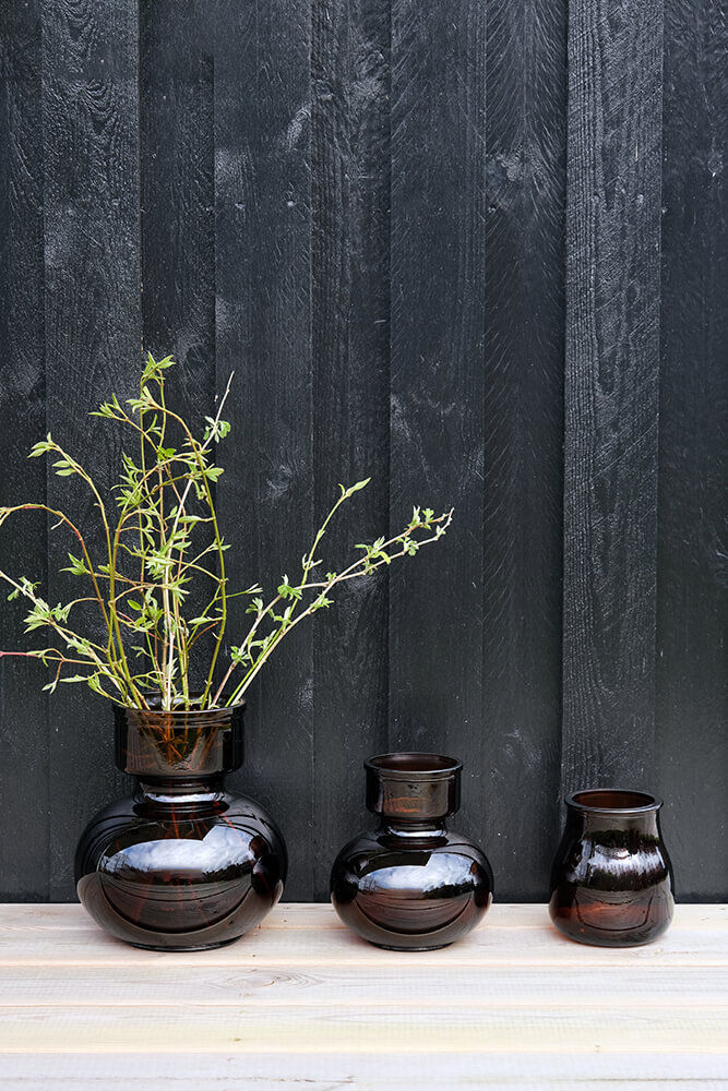 Trademark Living Lawrence vase - chokolade