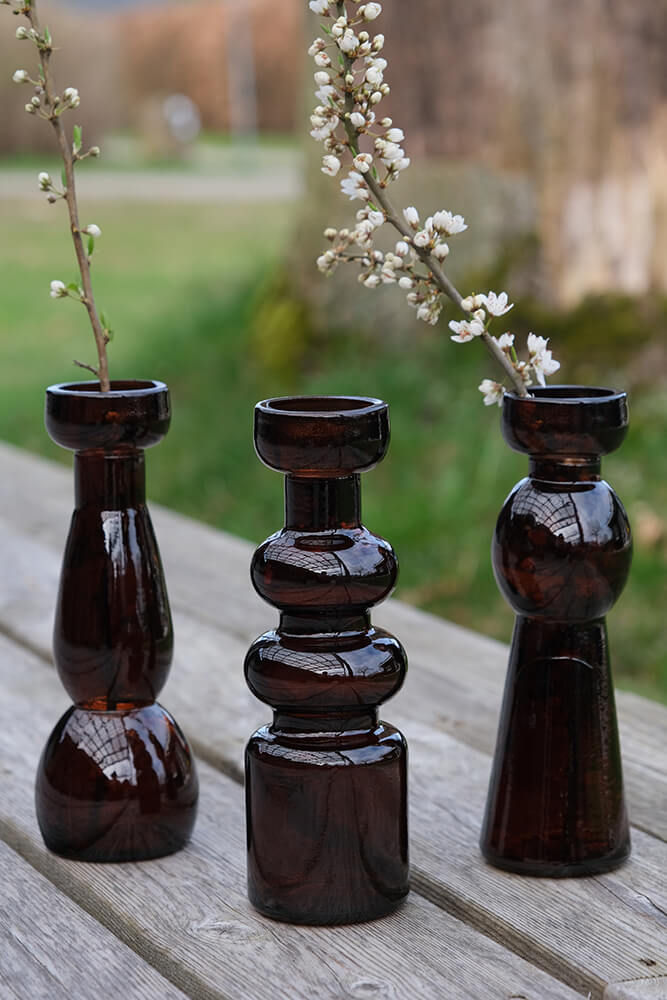 Trademark Living Dias vase - chokolade
