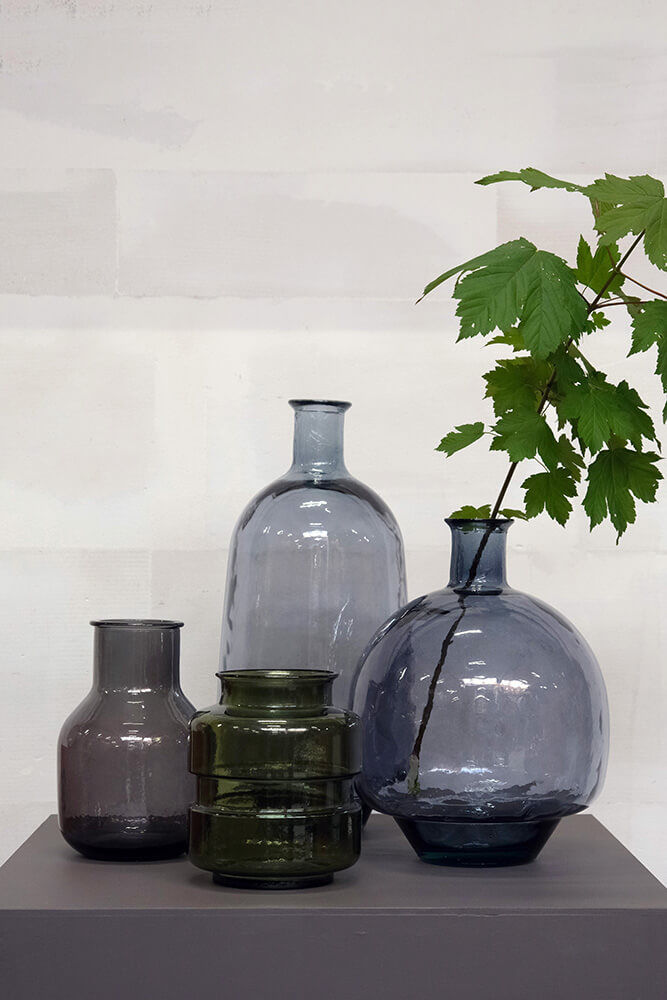 Trademark Living Flora glasvase - grå