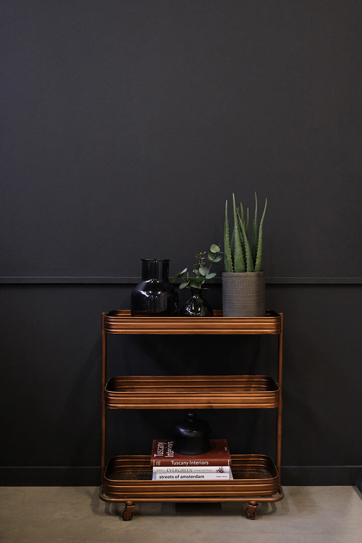 Trademark Living Flora glasvase - grå