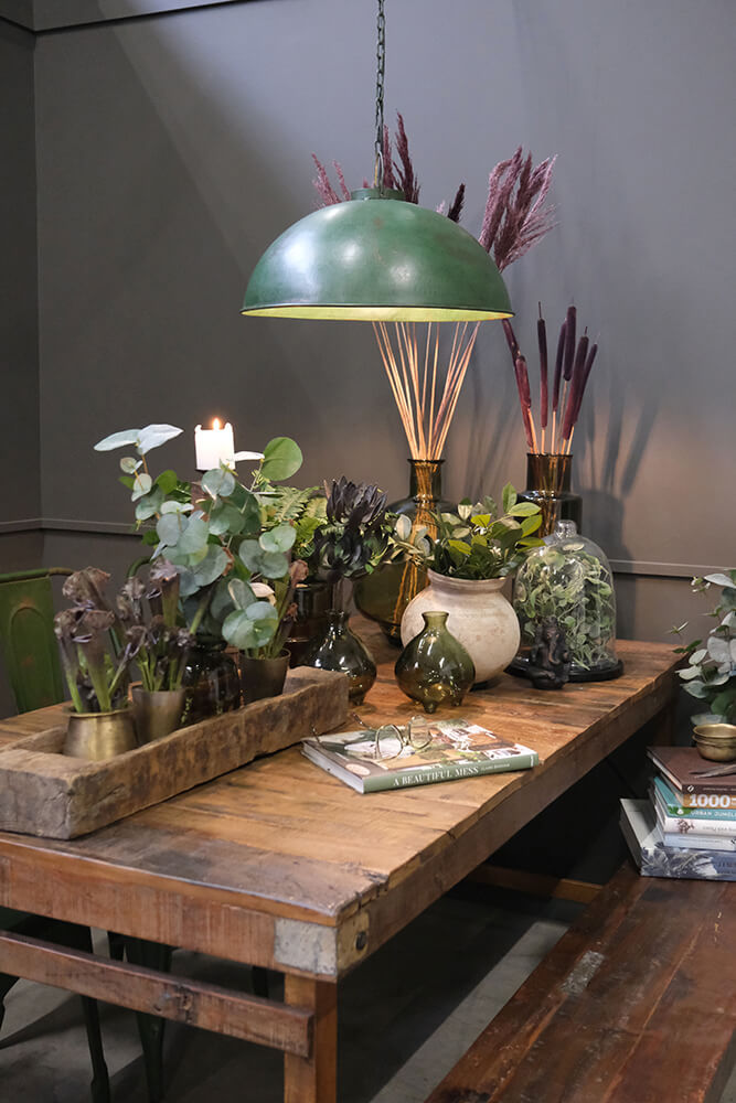 Trademark Living Dali lerkrukke med jernring - S