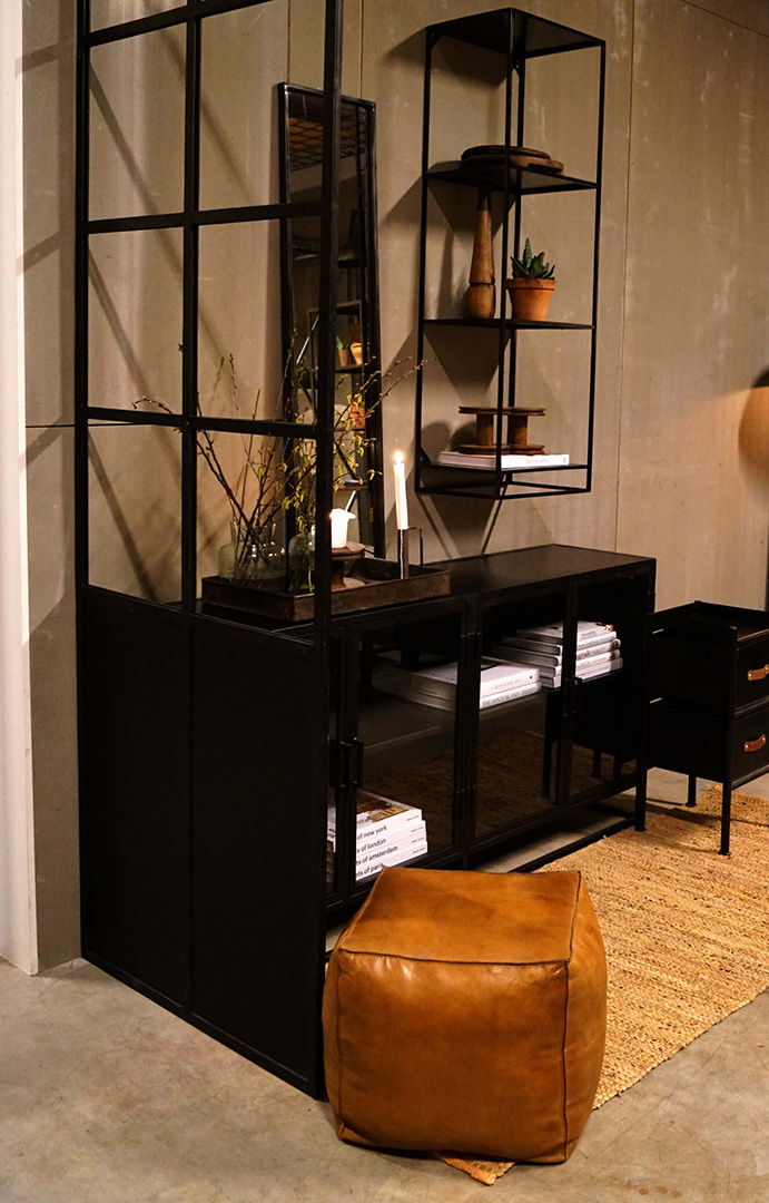 Trademark Living Philadelphia skillevæg med glas