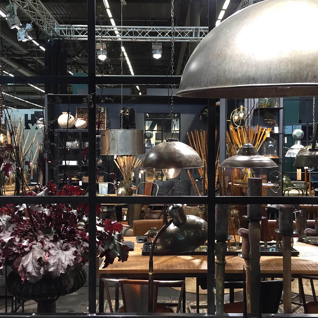 Trademark Living New York vindue med glas - kvadratisk