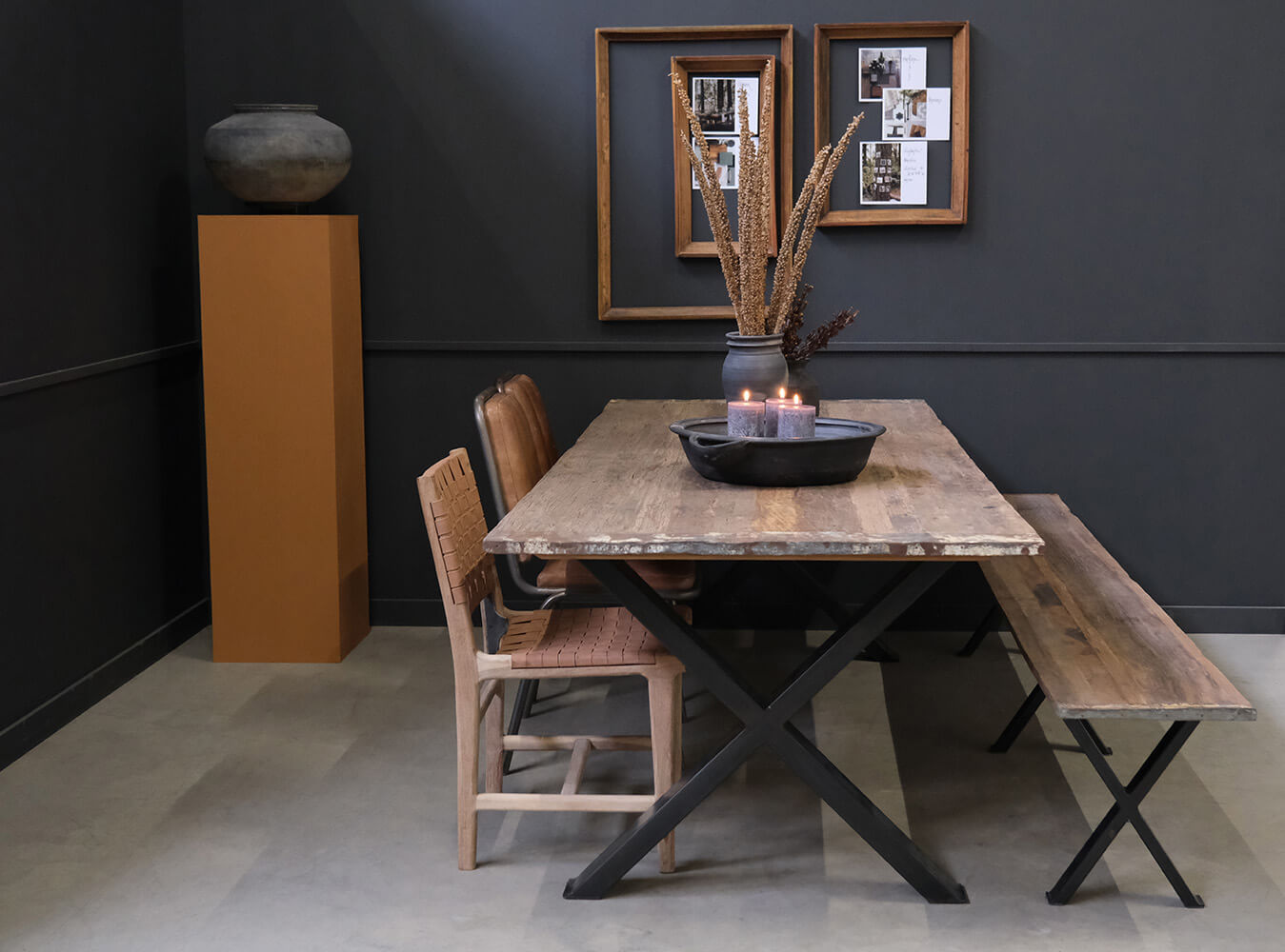 Trademark Living Poovar spisebord i genbrugstræ