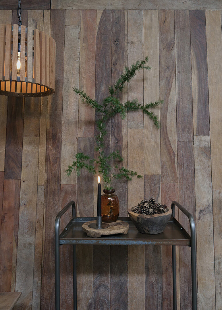 Trademark Living Shape glasvase S - mørk rav