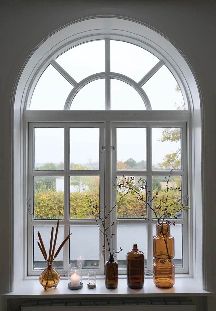 Trademark Living Melvin glasvase - mørk rav